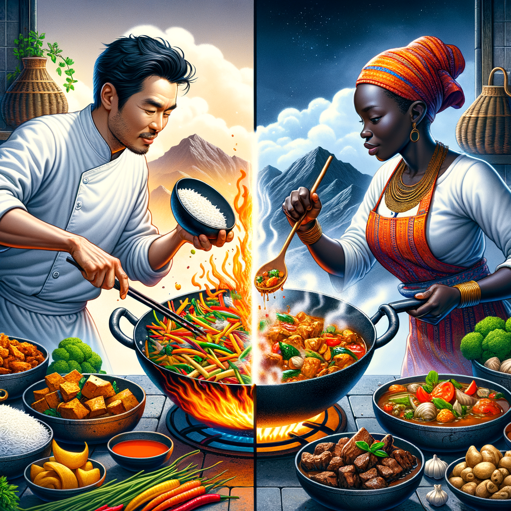 اندماج مطابخ آسيا وأفريقيا: روعة المطبخ العربي